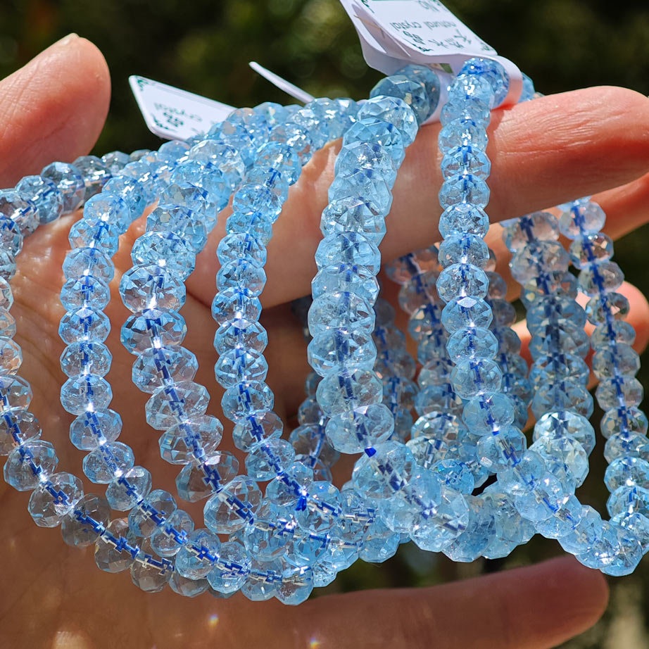 Wholesale Faceted Topaz Crystal Bracelet