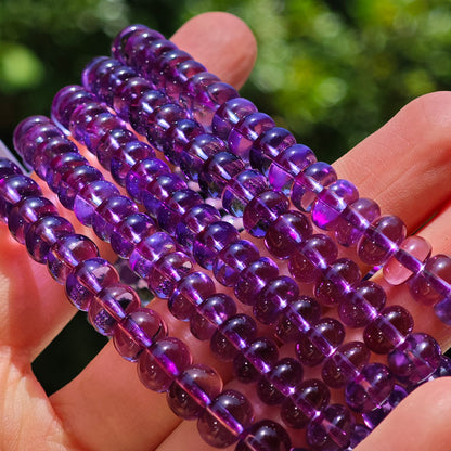 Wholesale Flat Amethyst Crystal Bracelet