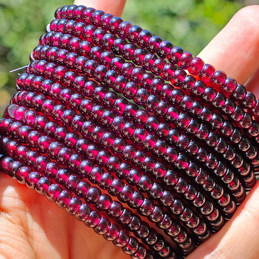 purple garnet bracelet