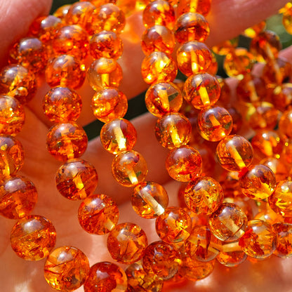 Wholesale Flower Amber Crystal Bracelet