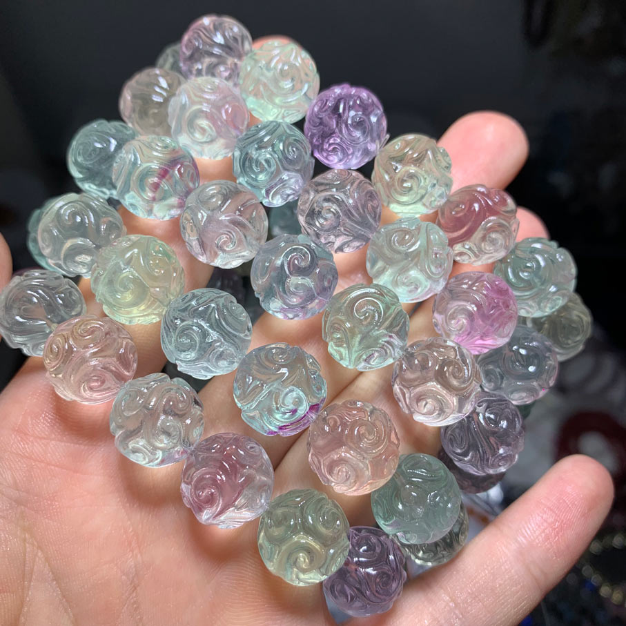 Wholesale HQ Fluorite Cloud Crystal Bracelet