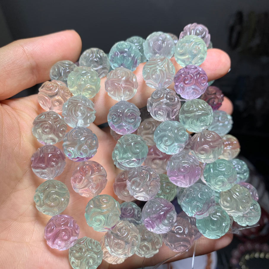 Wholesale HQ Fluorite Cloud Crystal Bracelet