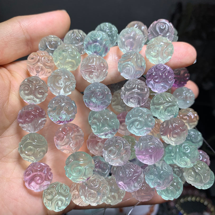 Wholesale HQ Fluorite Cloud Crystal Bracelet