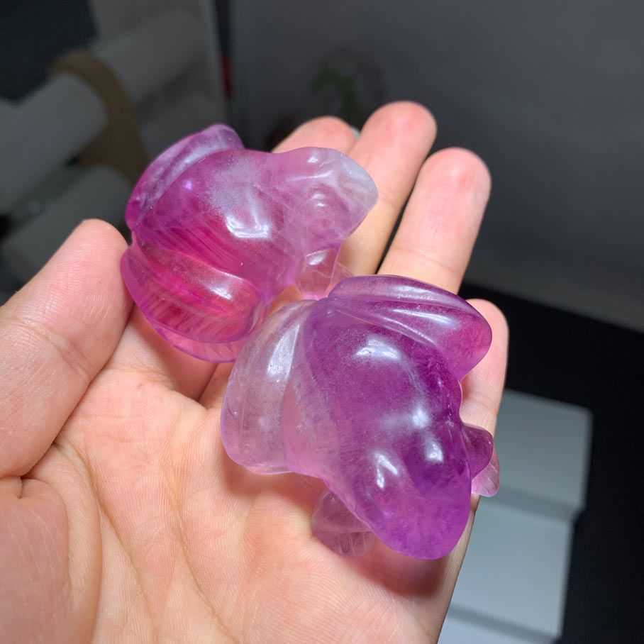 Wholesale Big Fluorite Crystal Frog