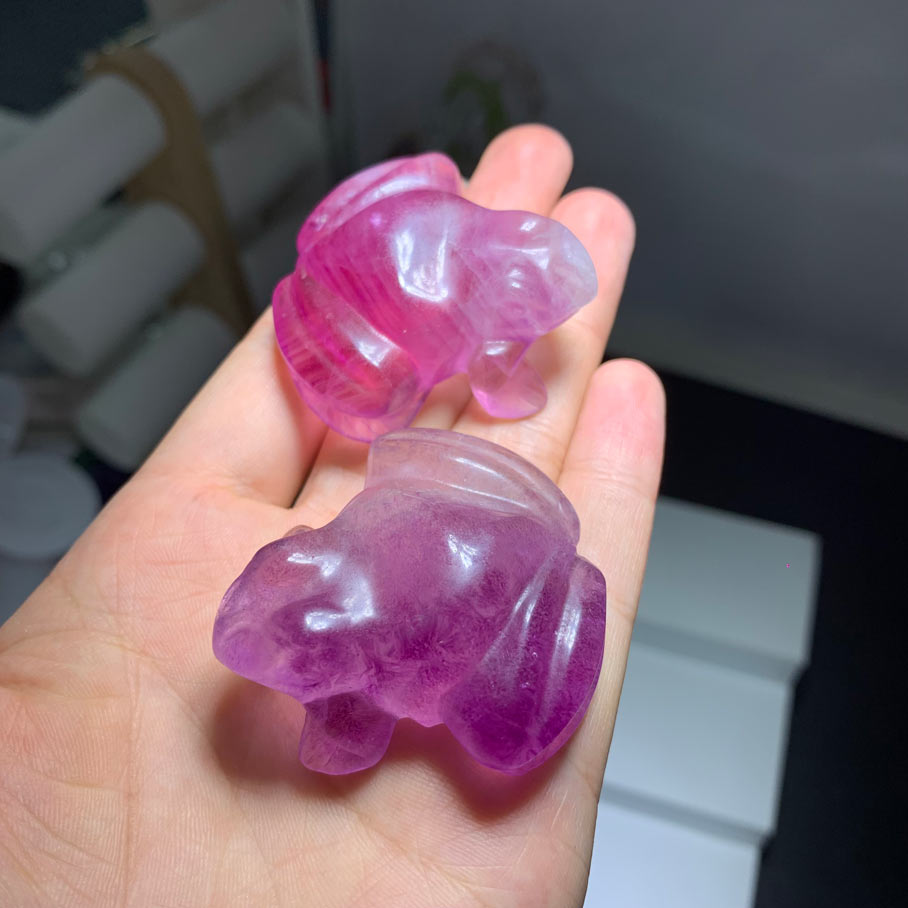 Wholesale Big Fluorite Crystal Frog