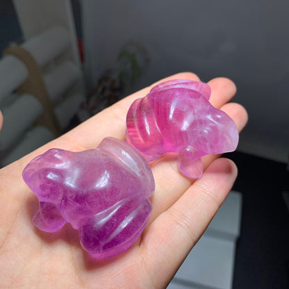 Wholesale Big Fluorite Crystal Frog