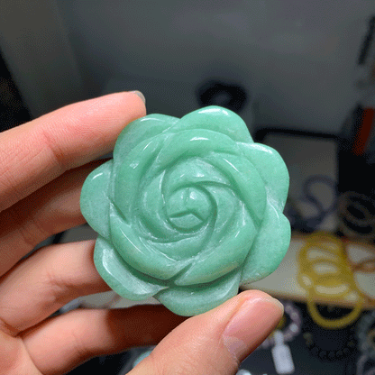 green aventurine flower