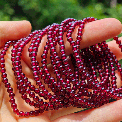 Wholesale Small Garnet Crystal Bracelet