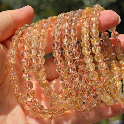 Wholesale Golden Rutile Crystal Bracelet