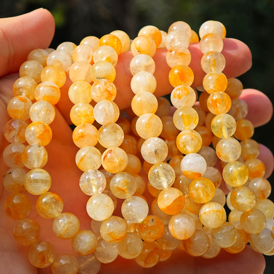 Wholesale Golden Healer Quartz Crystal Bracelet