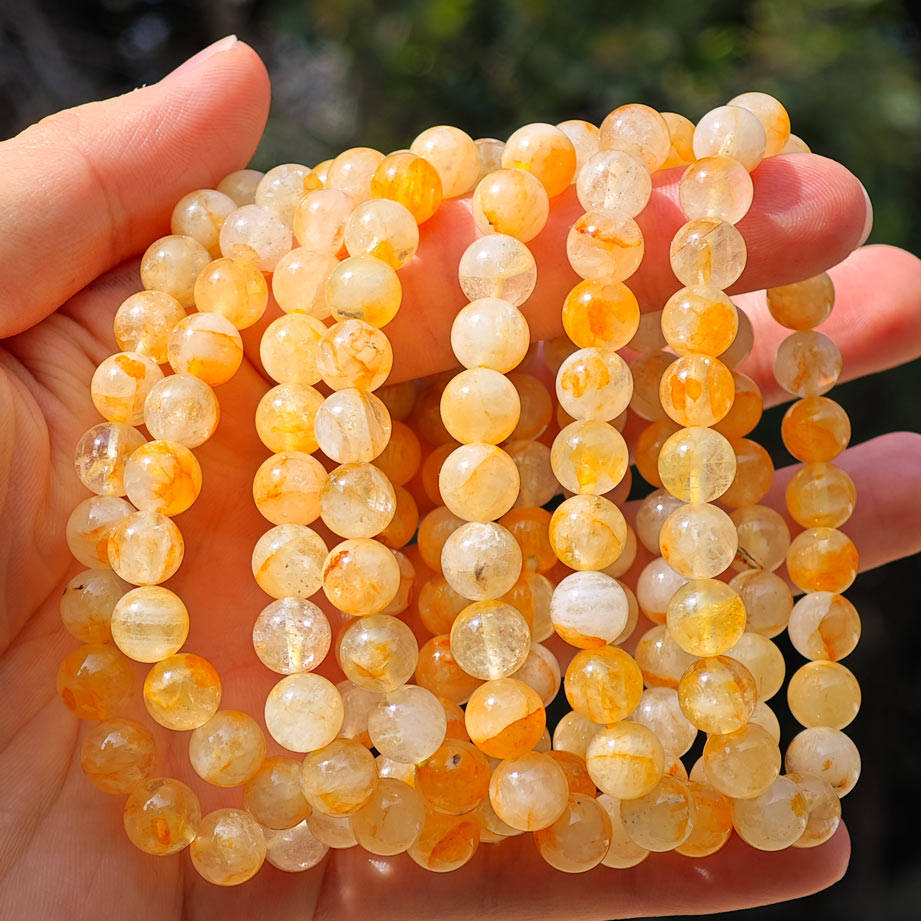 Wholesale Golden Healer Quartz Crystal Bracelet