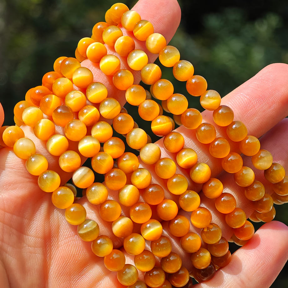 Wholesale Golden Tiger Eye Crystal Bracelet