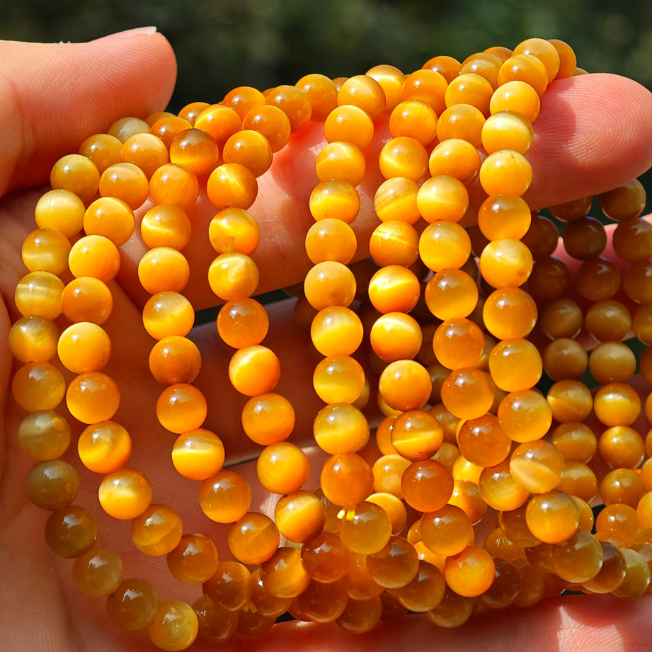 Wholesale Golden Tiger Eye Crystal Bracelet