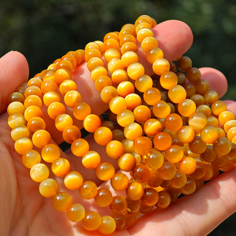 Wholesale Golden Tiger Eye Crystal Bracelet