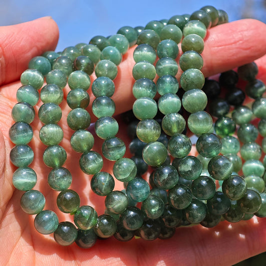 Wholesale Green Eye Apatite Crystal Bracelet