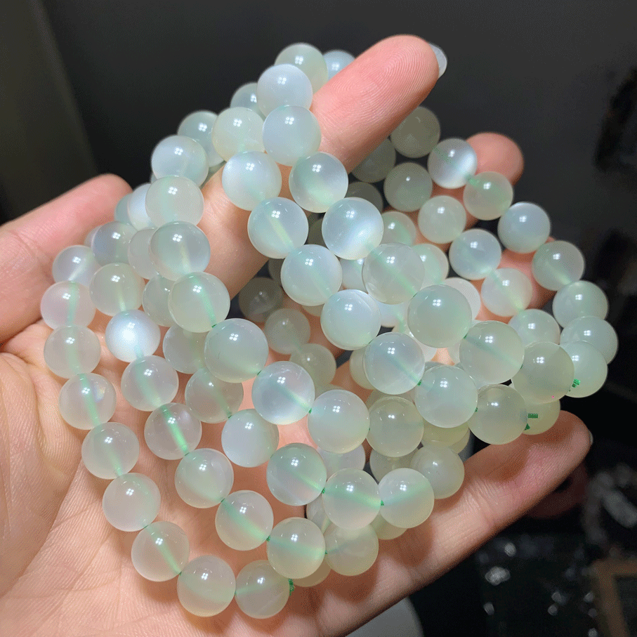 Wholesale Green Moonstone Crystal Bracelet