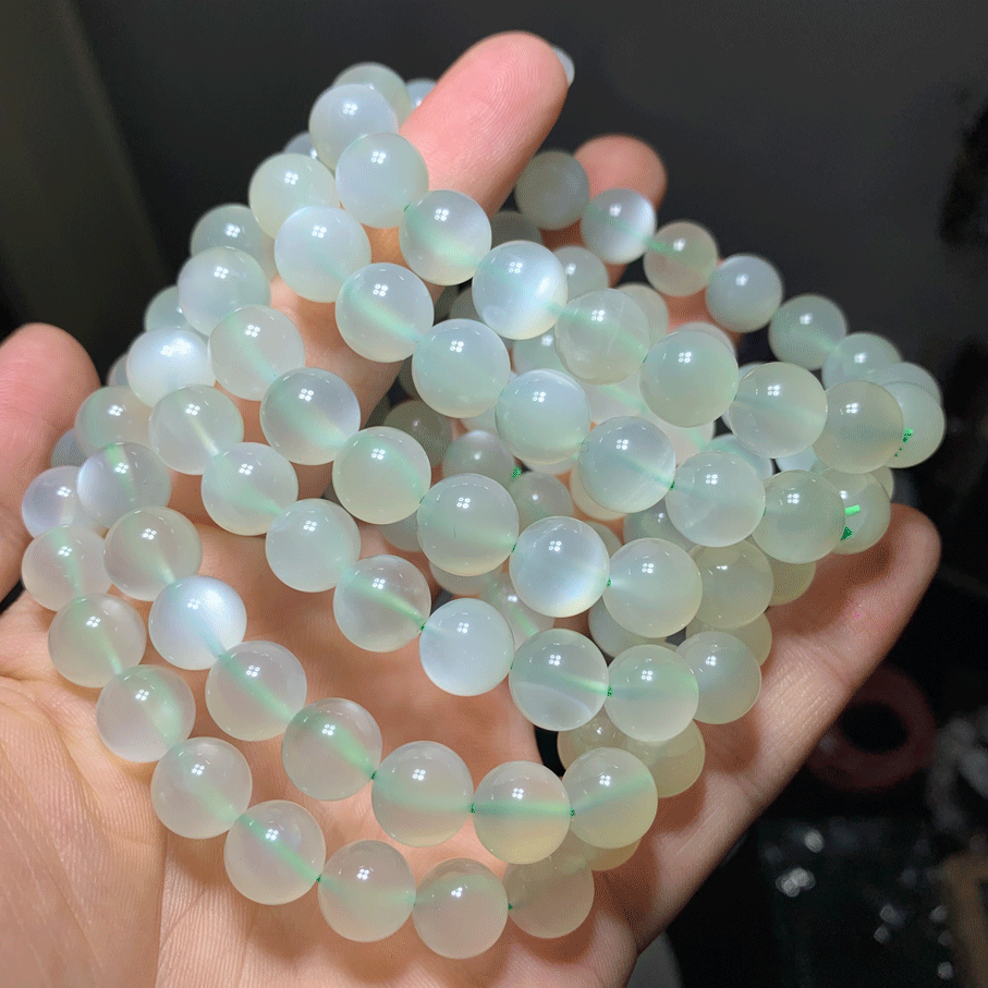 green moonstone bracelet