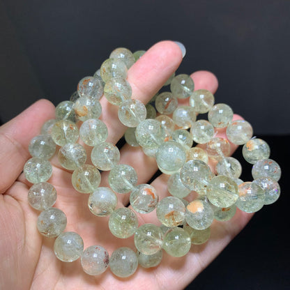 Wholesale Natural Green Amethyst Fire Quartz Crystal Bracelet