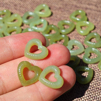 Wholesale Hetian Jade Crystal Heart Pendnat