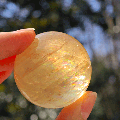 Wholesale Honey Calcite Crystal Sphere