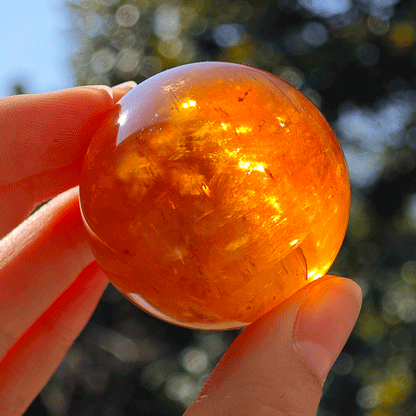 Wholesale Honey Calcite Crystal Sphere