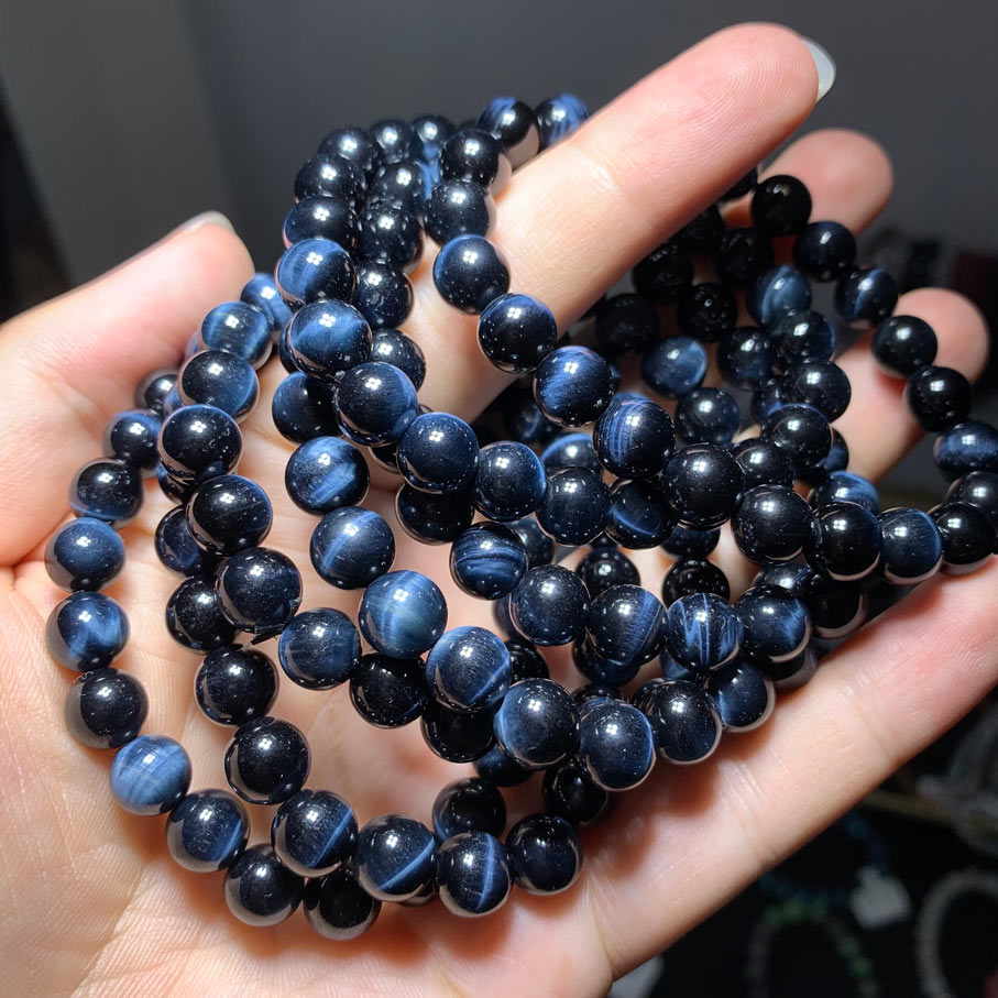 Wholesale HQ Blue Tiger Eye Crystal Bracelet