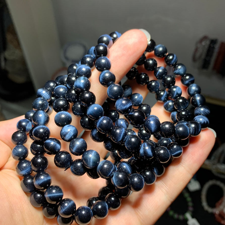 Wholesale HQ Blue Tiger Eye Crystal Bracelet