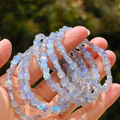 Wholesale Labradorite Crystal Flower Bracelet