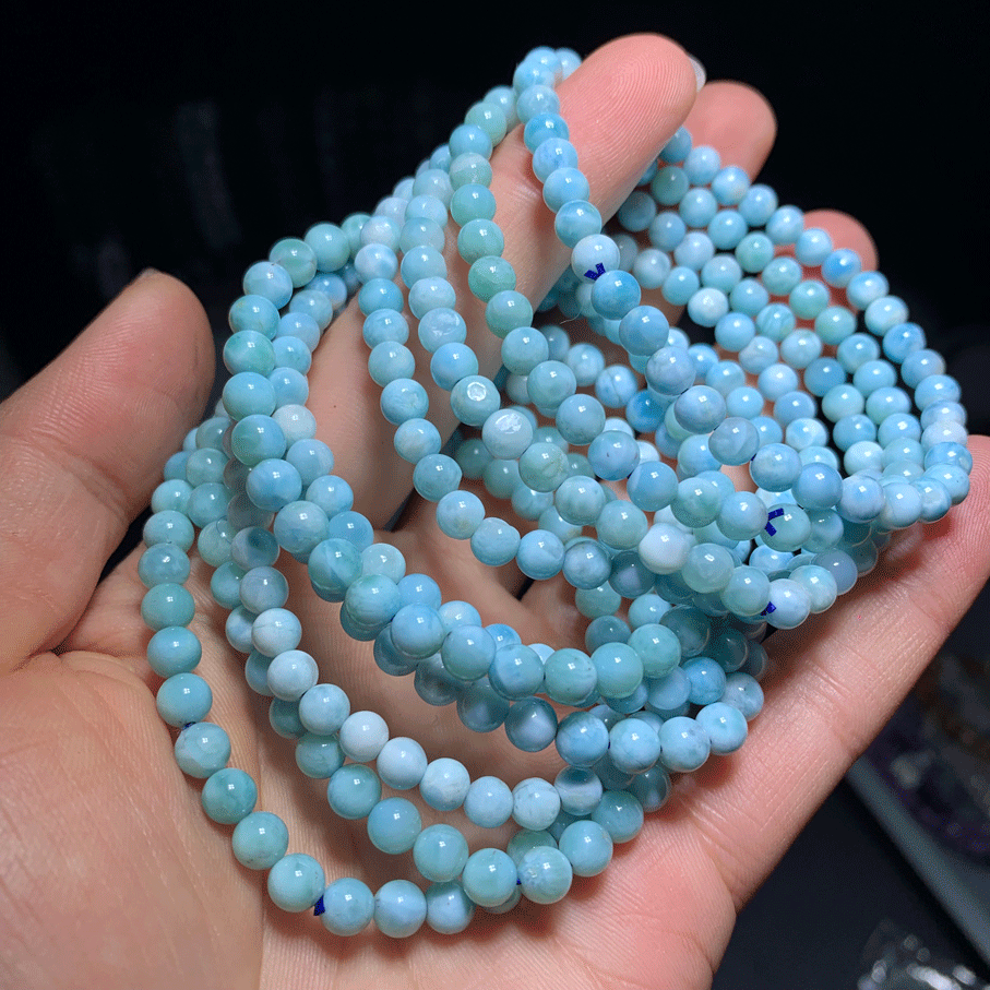 Wholesale Small Larimar Crystal Bracelet