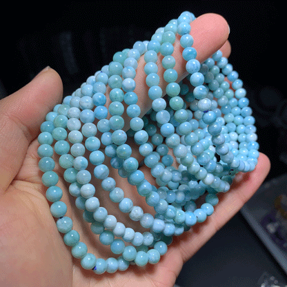 Wholesale Small Larimar Crystal Bracelet