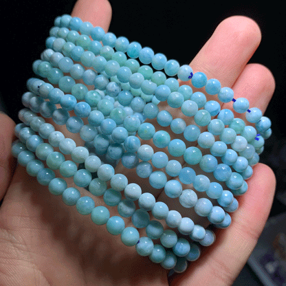 Wholesale Small Larimar Crystal Bracelet