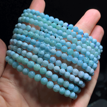 Wholesale Small Larimar Crystal Bracelet