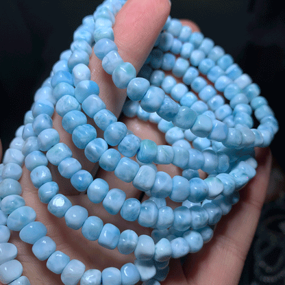 Wholesale HQ Larimar Crystal Free Form Bracelet