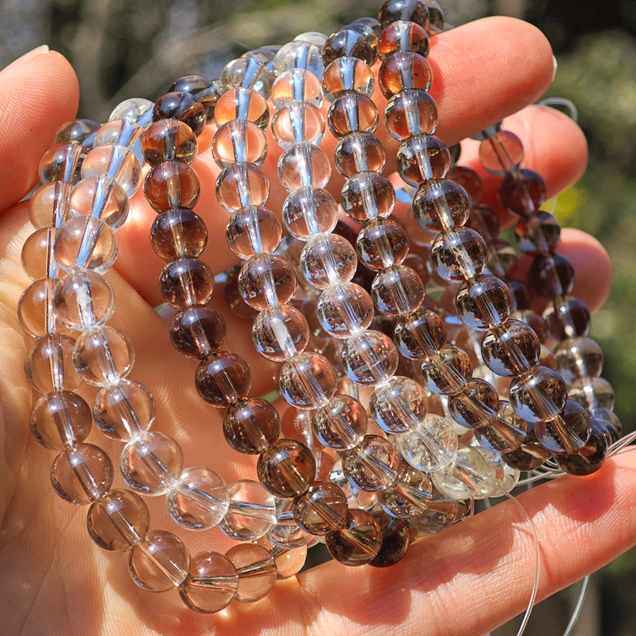 Wholesale Light Smoky Quartz Crystal Bracelet