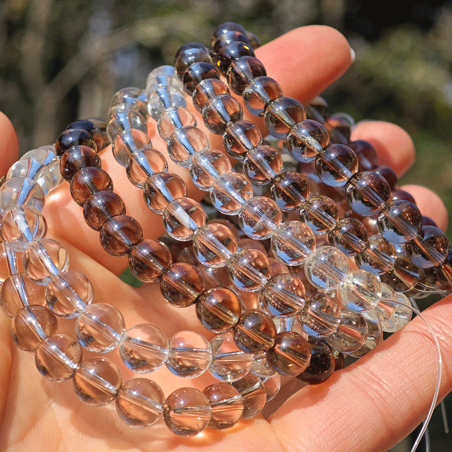 Wholesale Light Smoky Quartz Crystal Bracelet