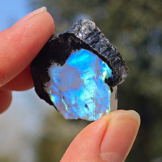 Blue Moonstone Crystal Slice2