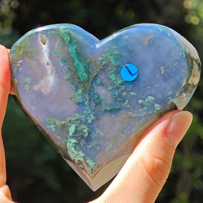 HQ Moss Agate Crystal Bowl