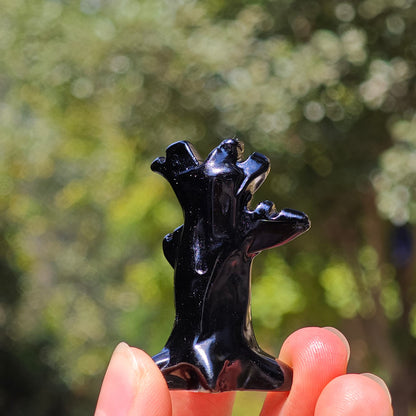 Wholesale Black Obsidian Crystal Tree Stump