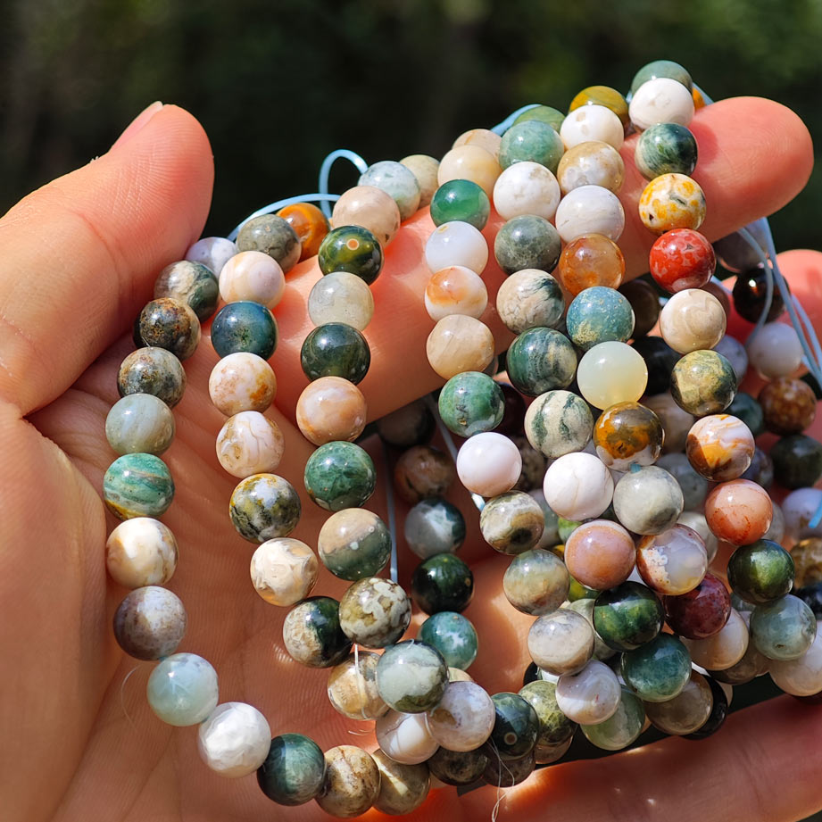 Wholesale HQ Ocean Jasper Crystal Bracelet