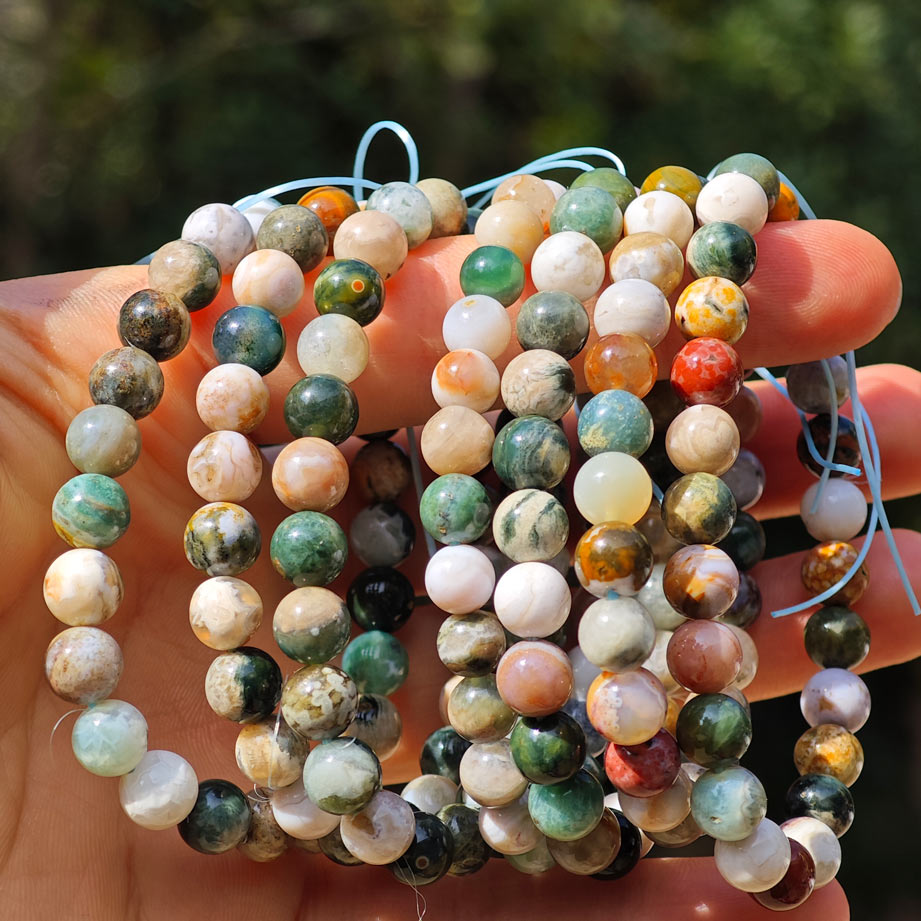 Wholesale HQ Ocean Jasper Crystal Bracelet