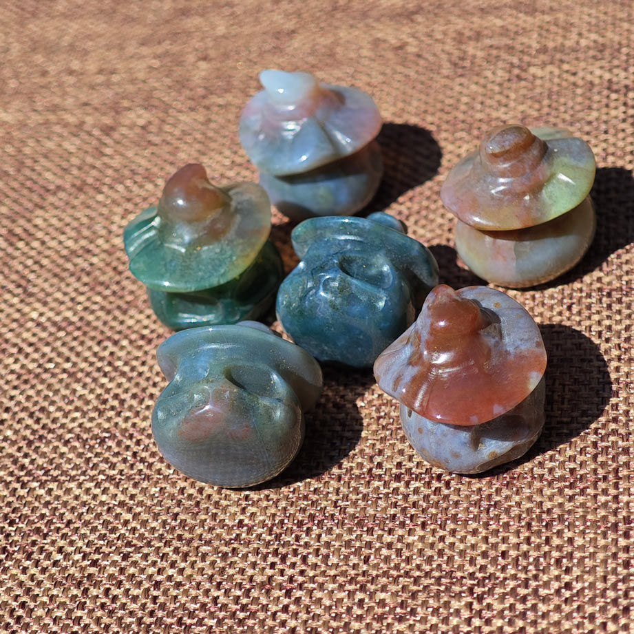 Wholesale Ocean Jasper Crystal Pumpkin