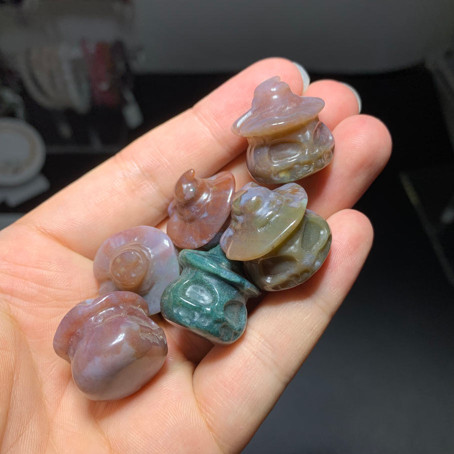 Wholesale Ocean Jasper Crystal Pumpkin