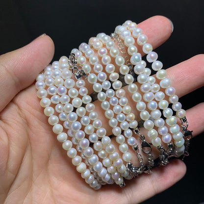 Wholesale Natural Pearl Crystal Bracelet