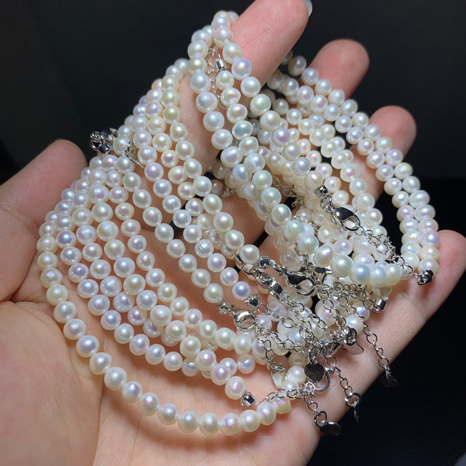 Wholesale Natural Pearl Crystal Bracelet