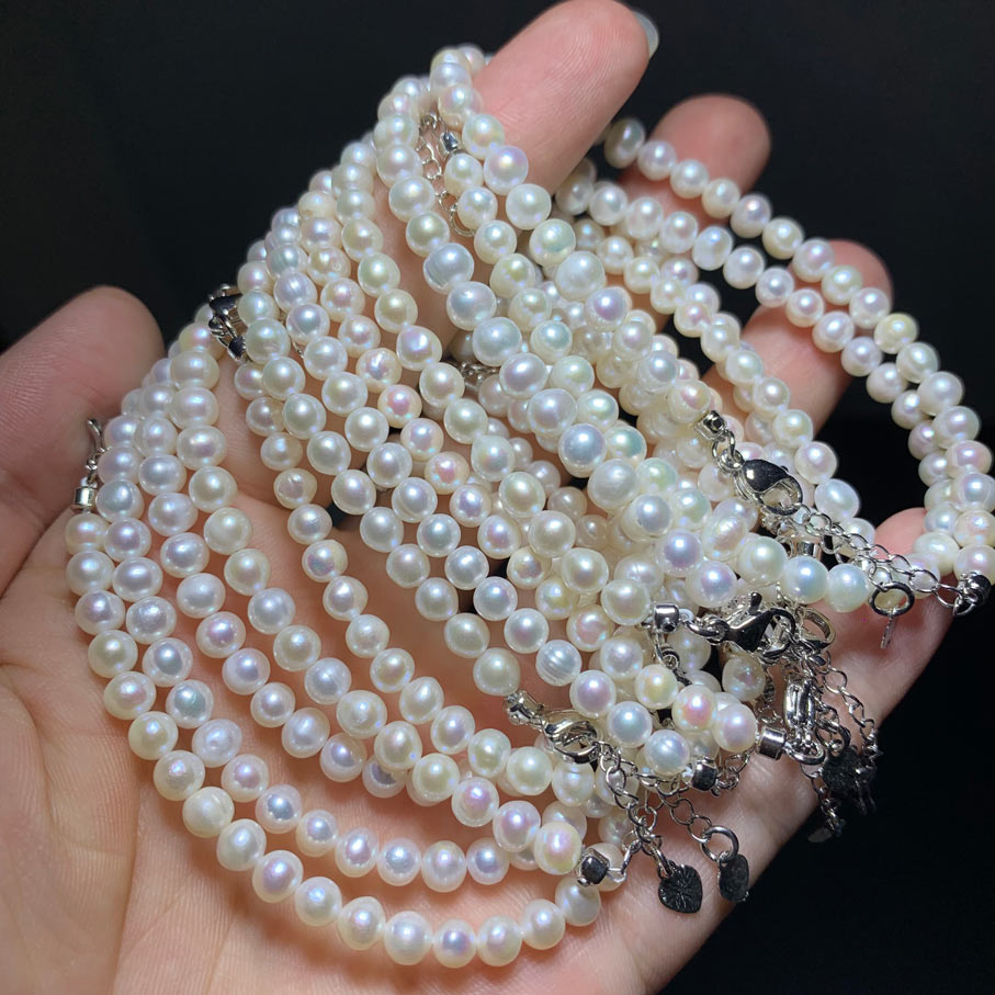 Wholesale Natural Pearl Crystal Bracelet