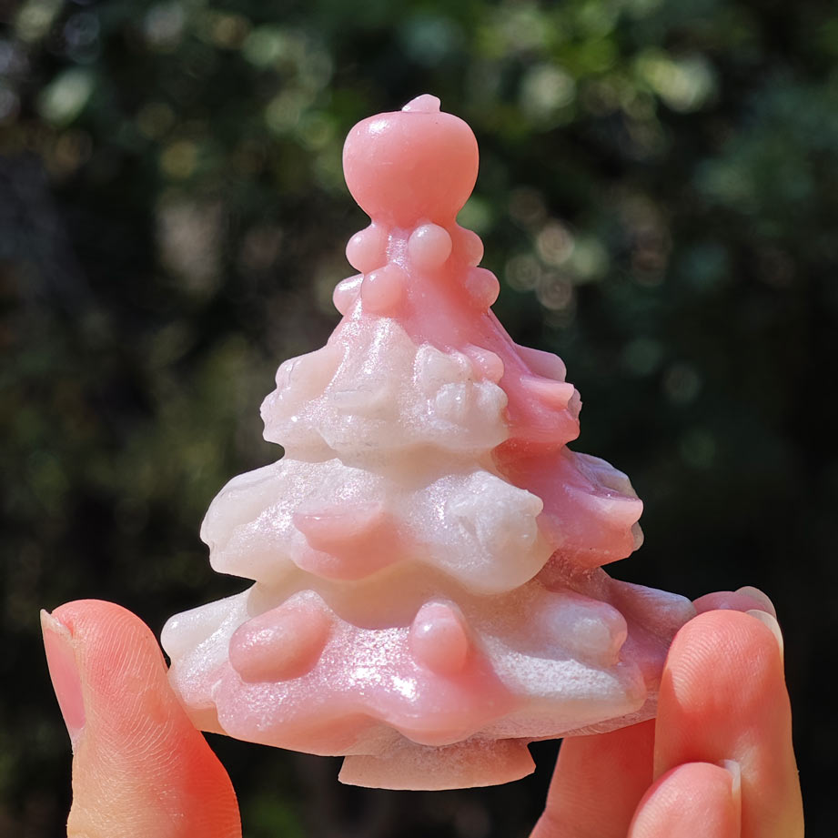 Wholesale Pink Opal Crystal Christmas Tree