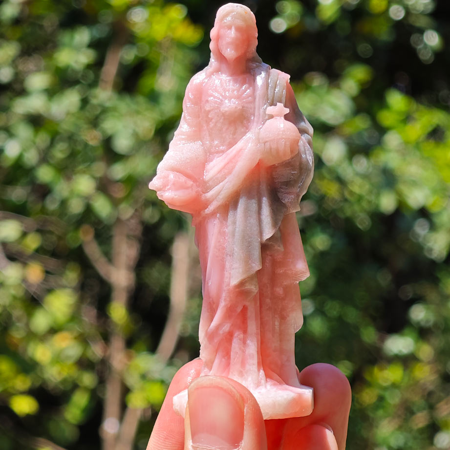 Wholesale Pink Opal Crystal Jesus