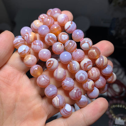 Wholesale Pink Agate Crystal Bracelet