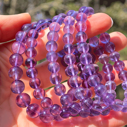 Wholesale Purple Fluorite Crystal Bracelet