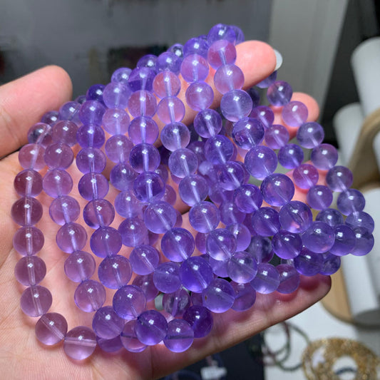 purple fluorite bracelet